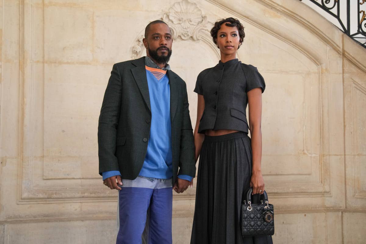 LaKeith Stanfield brings his wife Kasmere Trice Stanfield as his plus one.