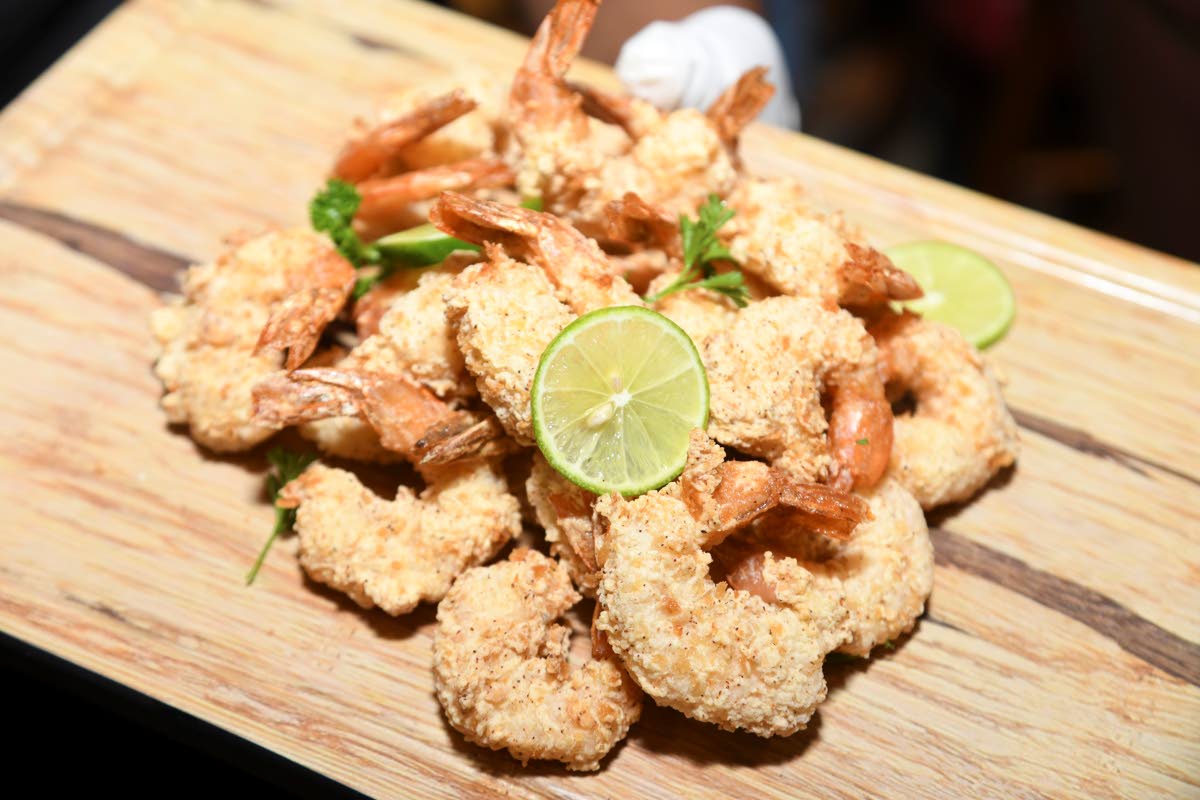 Seafood lovers raved about Friday’s signature shrimp.