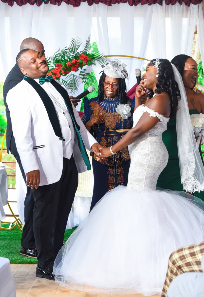 Laughter and love were deeply intertwined in the Wilks’ wedding ceremony.
