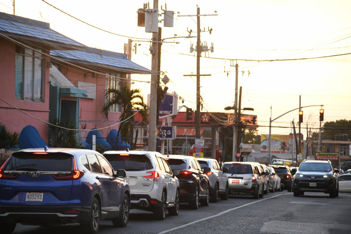 In this December 2025 photo traffic is seen at a standstill at South Avenue, Kingston.