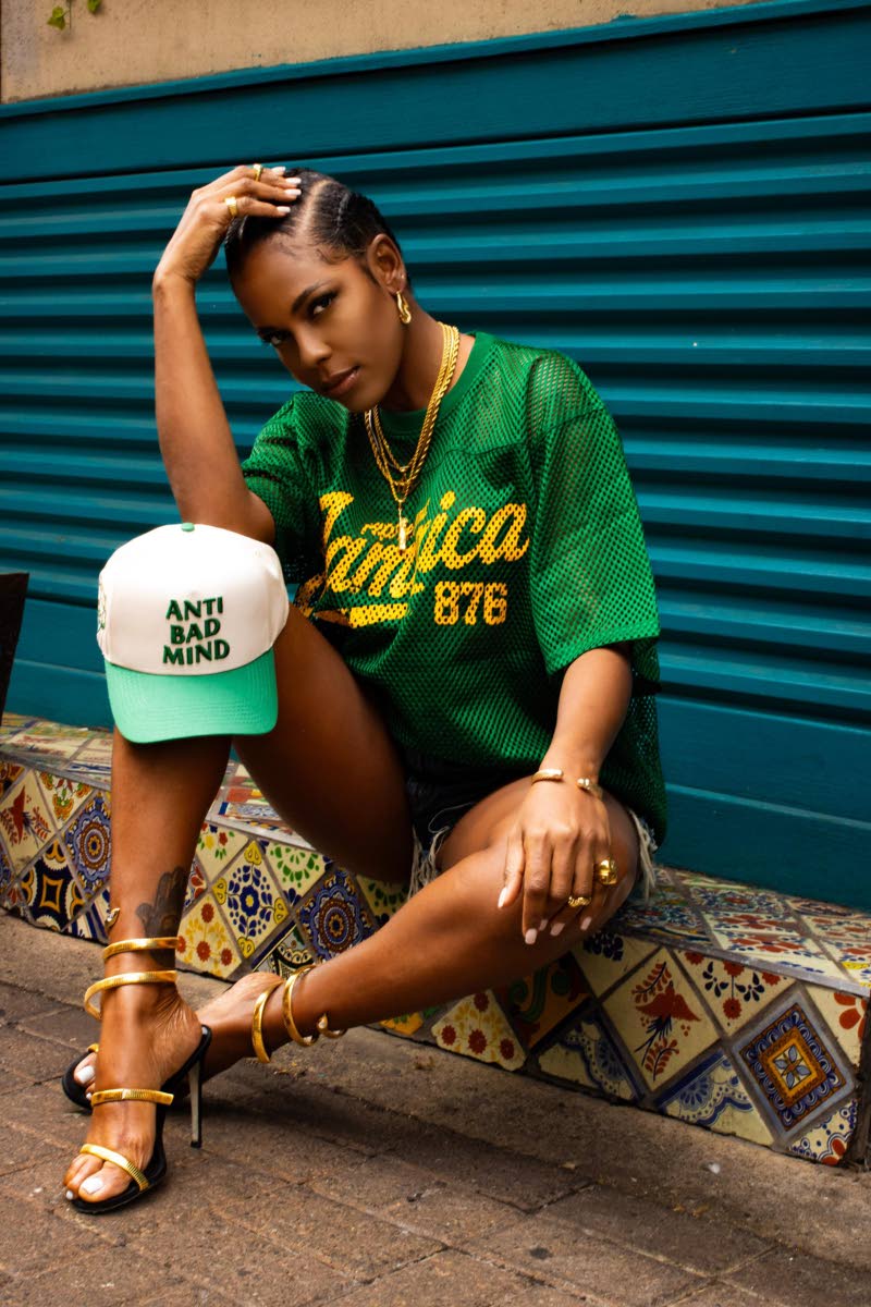 Stylist Kaysian Wilson said her style notes for the Glenlivet shoot were “roots, high fashion and romance with a luxury edge”.