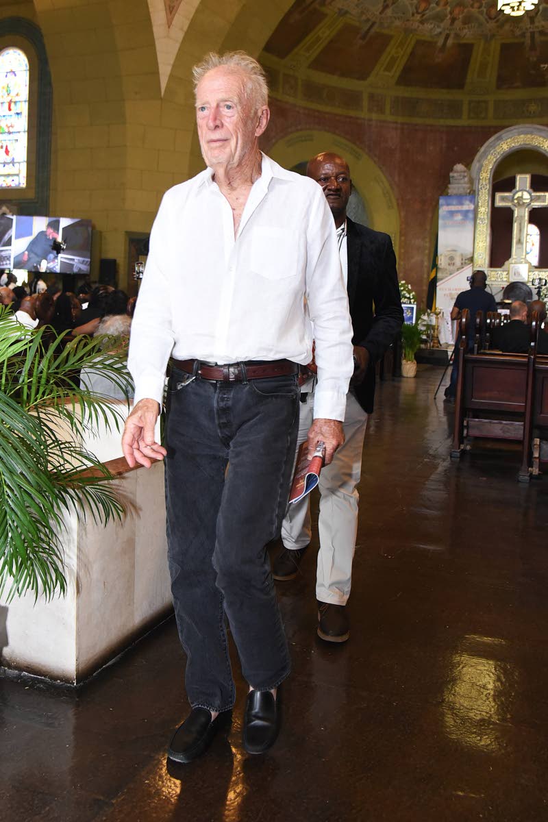 Former record producer and the founder of Island Records, Chris Blackwell.