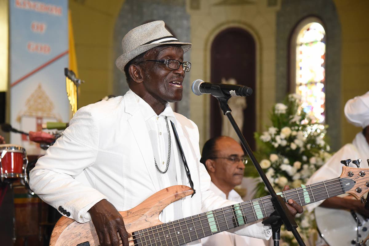 Legendary bass player Lloyd Parks.