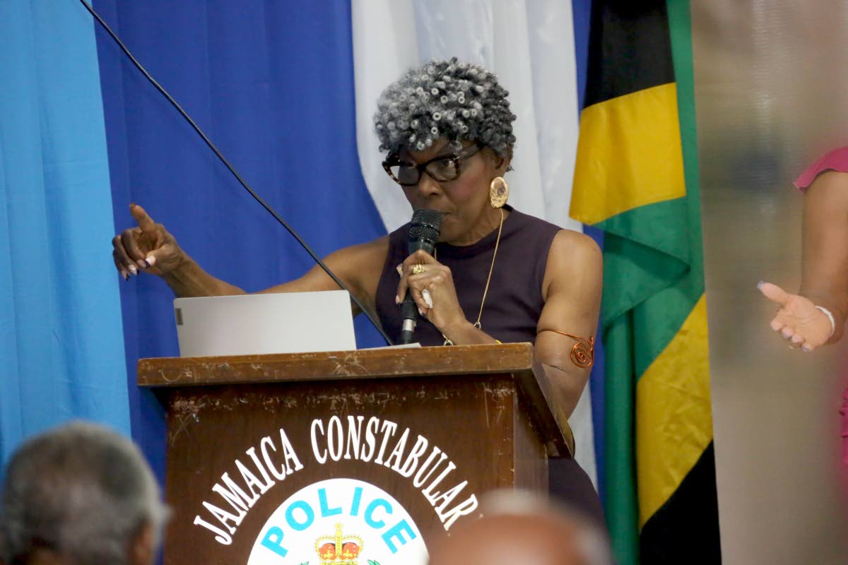 Retired Superintendent of Police Oberlene Smith-Whyte. 