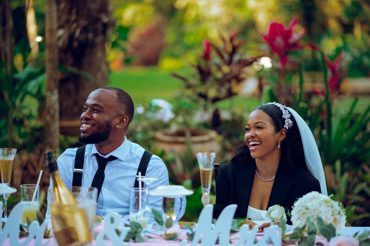 Having tied the knot on February 6 at the Registrar General Department, the couple continued their celebrations at Boone Hall Oasis in Stony Hill, St Andrew.