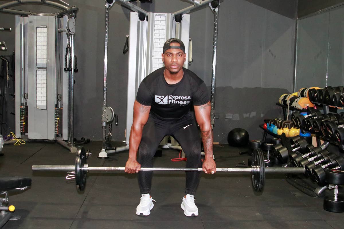 The conventional deadlift targets glutes, hamstrings lower back and core.