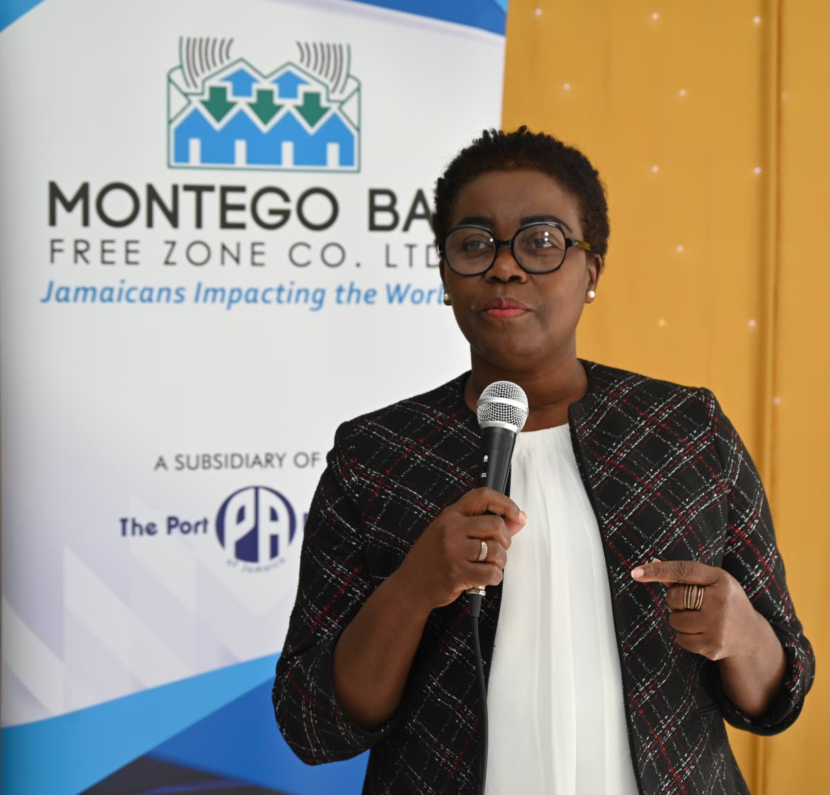 Gloria Henry, vice president of business process outsourcing and logistics at the Port Authority of Jamaica. 