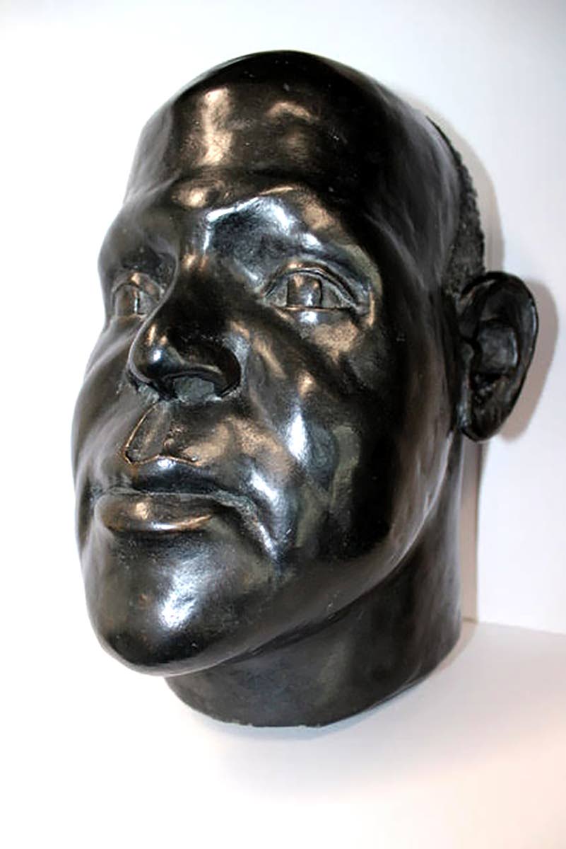 Bronze bust of Ronald Moody