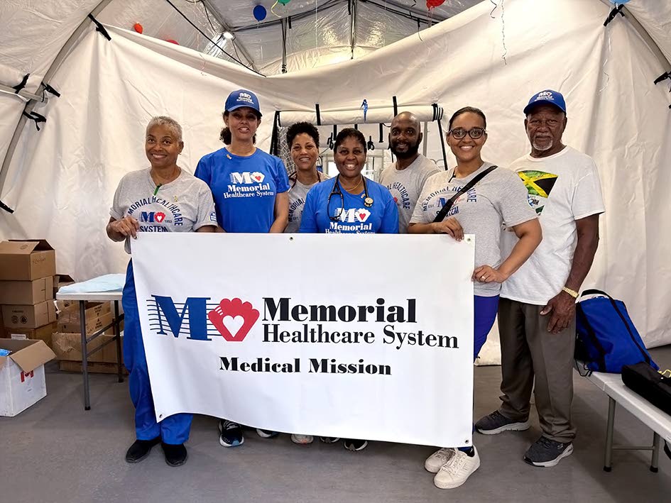 Organisers of the medical mission, Dr Dahlia Bake, and Dr Je-Anne Beaufort along with other members of the team during the visit to Jamaica in March 2026. 