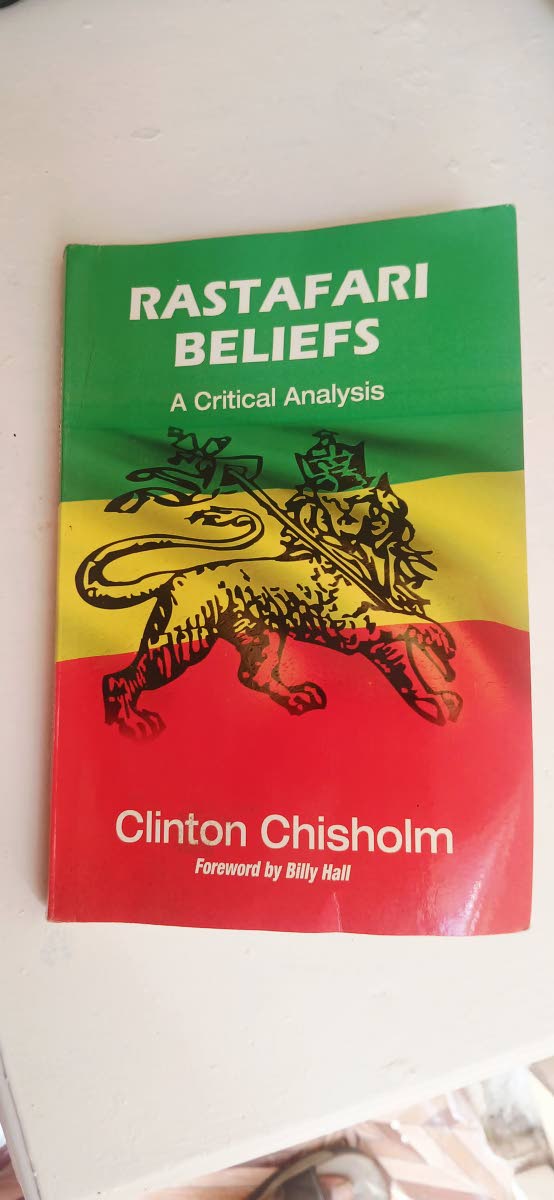 Cover of the book, Rastafari Beliefs by Rev Clinton Chisholm.