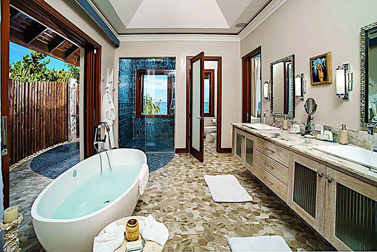 An out-of-this-world bathroom. 