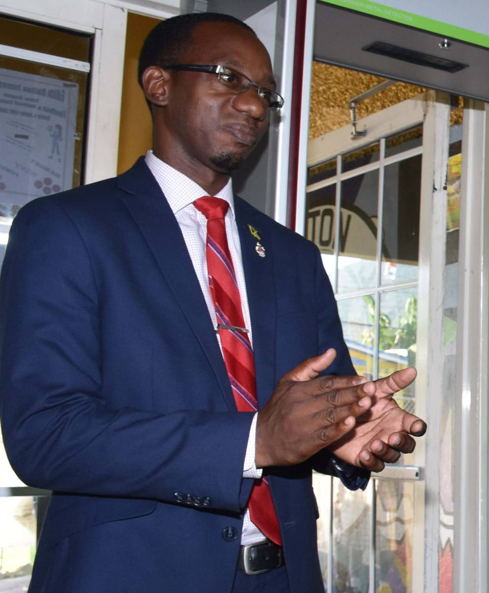 Dr Orlando Worges, principal of the Edith Dalton James High School.