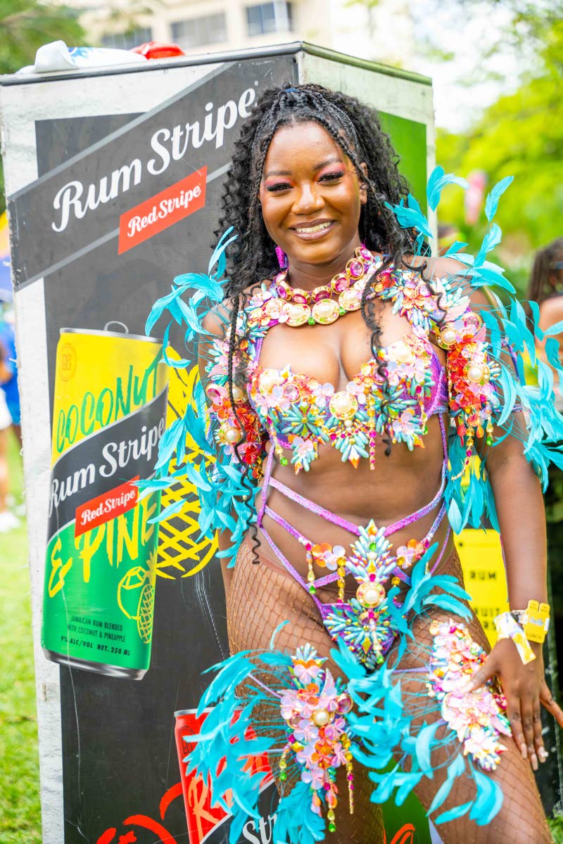 Gen XS reveller Misheca Bailey has no notes for the band as she soaks up the carnival experience.