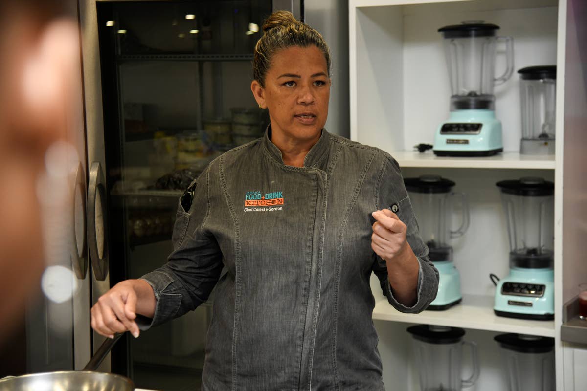 Chef Celeste Gordon leads the Tabanca in the Kitchen: Passport to New Orleans session.