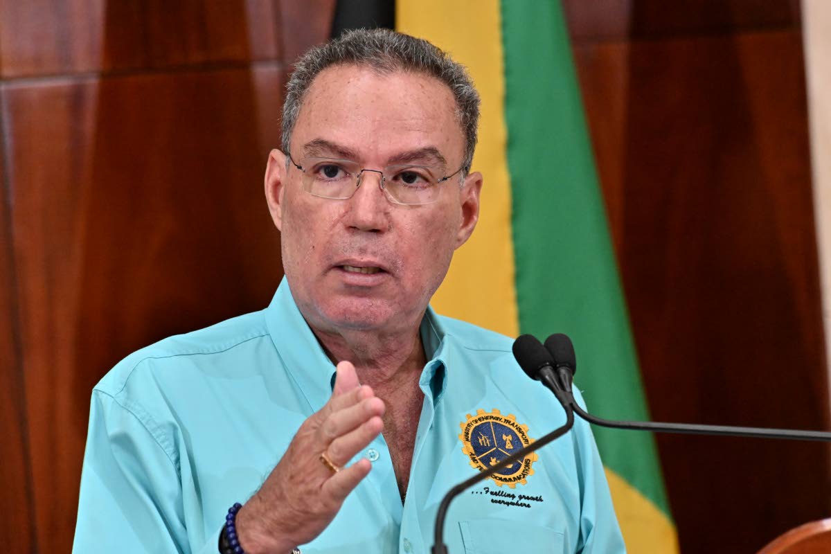 Daryl Vaz, minister of energy, transport and telecommunications.