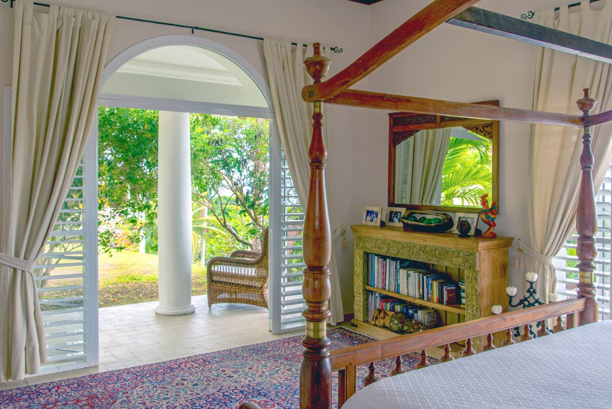 The patios extend the bedrooms seamlessly into the outdoors.