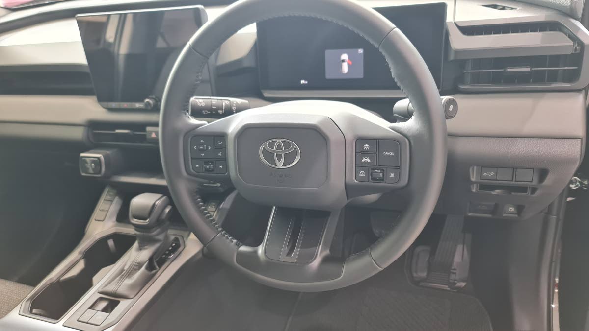 The cockpit evolves into a more tactile experience, with the leather-wrapped multi-function wheel putting the new Toyota Safety Sense 4.0 controls directly at the driver’s fingertips.
