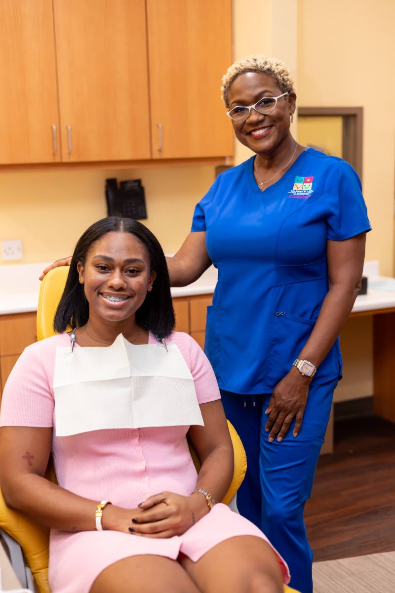 D Dr Anna Law is all smiles with patient Chey Swaby (left), continuing her commitment to personalised care.