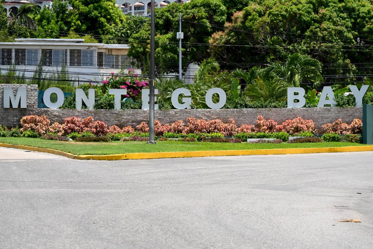 The iconic Montego Bay welcome sign in the vicinity of Sangster International Airport in Montego Bay, St James on Friday.
