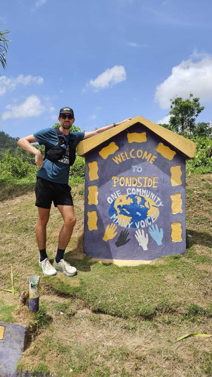 Michael De Roeck pauses in the Pondside community in Hanover on day nine of the Freedom Skatepark 500, his 21-day, 500-mile journey around Jamaica to raise funds for the Freedom Skatepark Foundation’s youth development programmes.