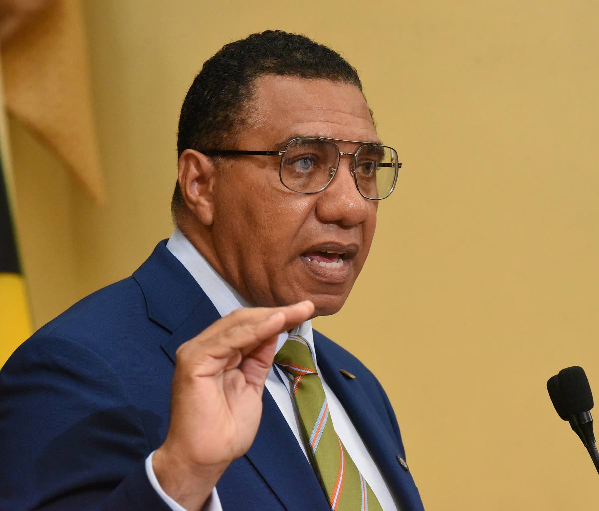 Prime Minister Dr Andrew Holness