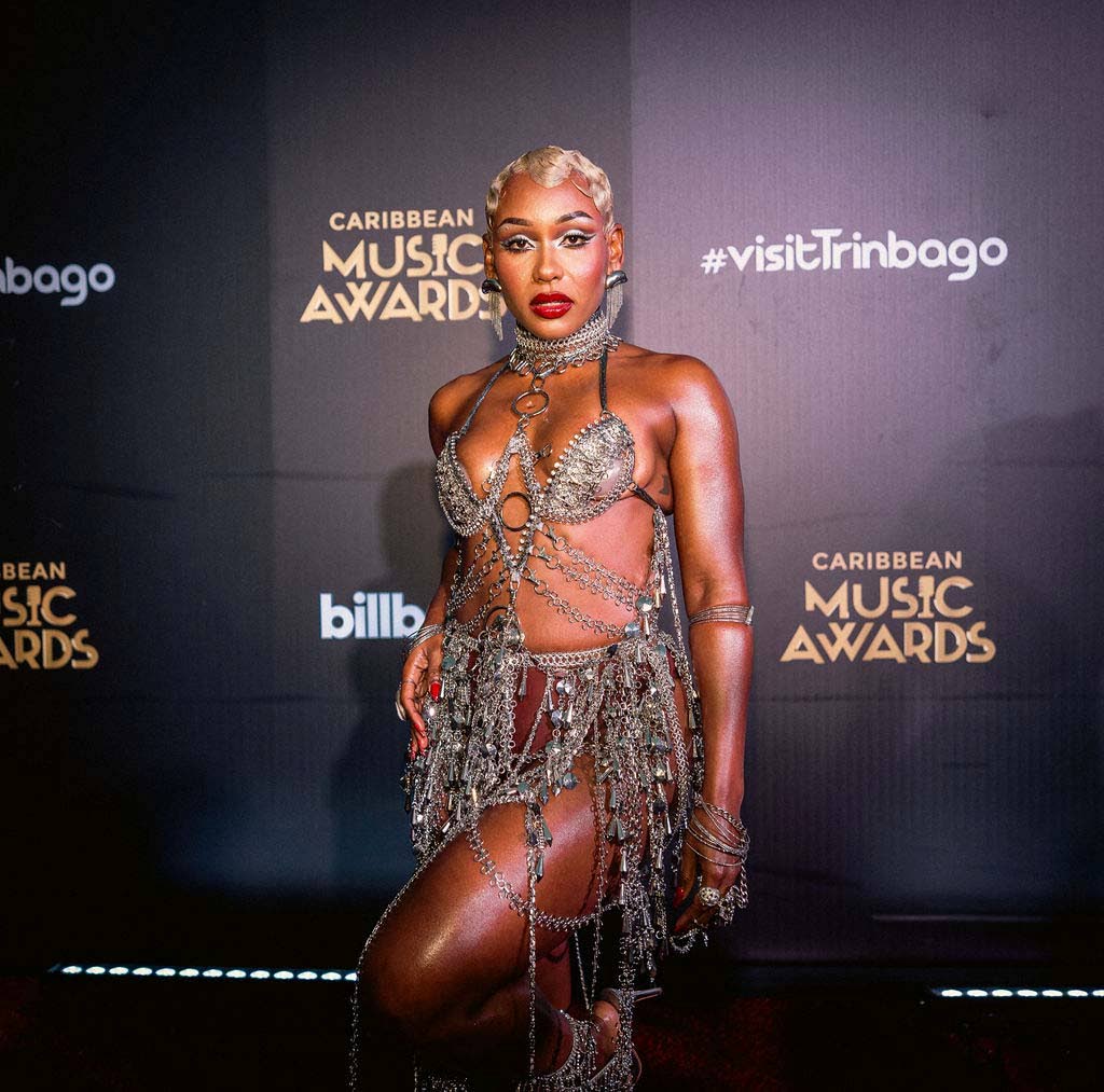 Nailah Blackman showcases a custom look by Anna-Lisa ‘Annaixe’ Guthrie.