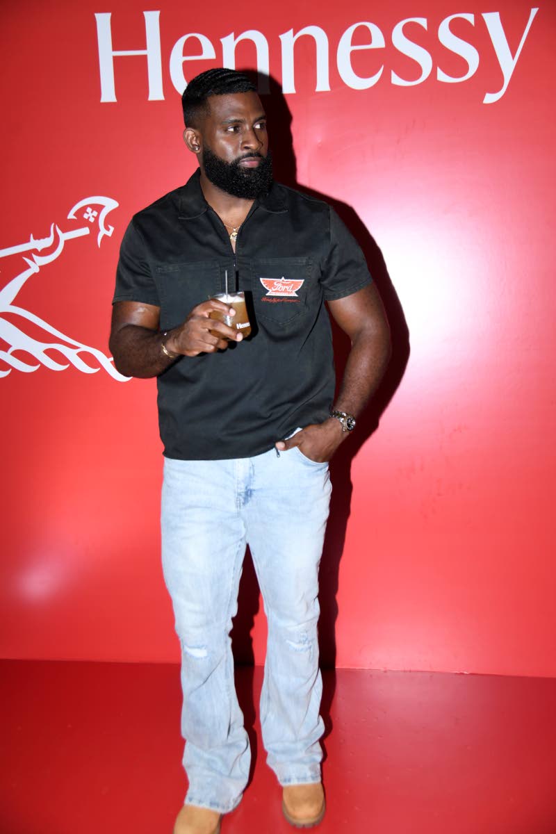 Content creator and social media influencer Andre ‘Estafan’ Williams enjoys a Hennessy sour.