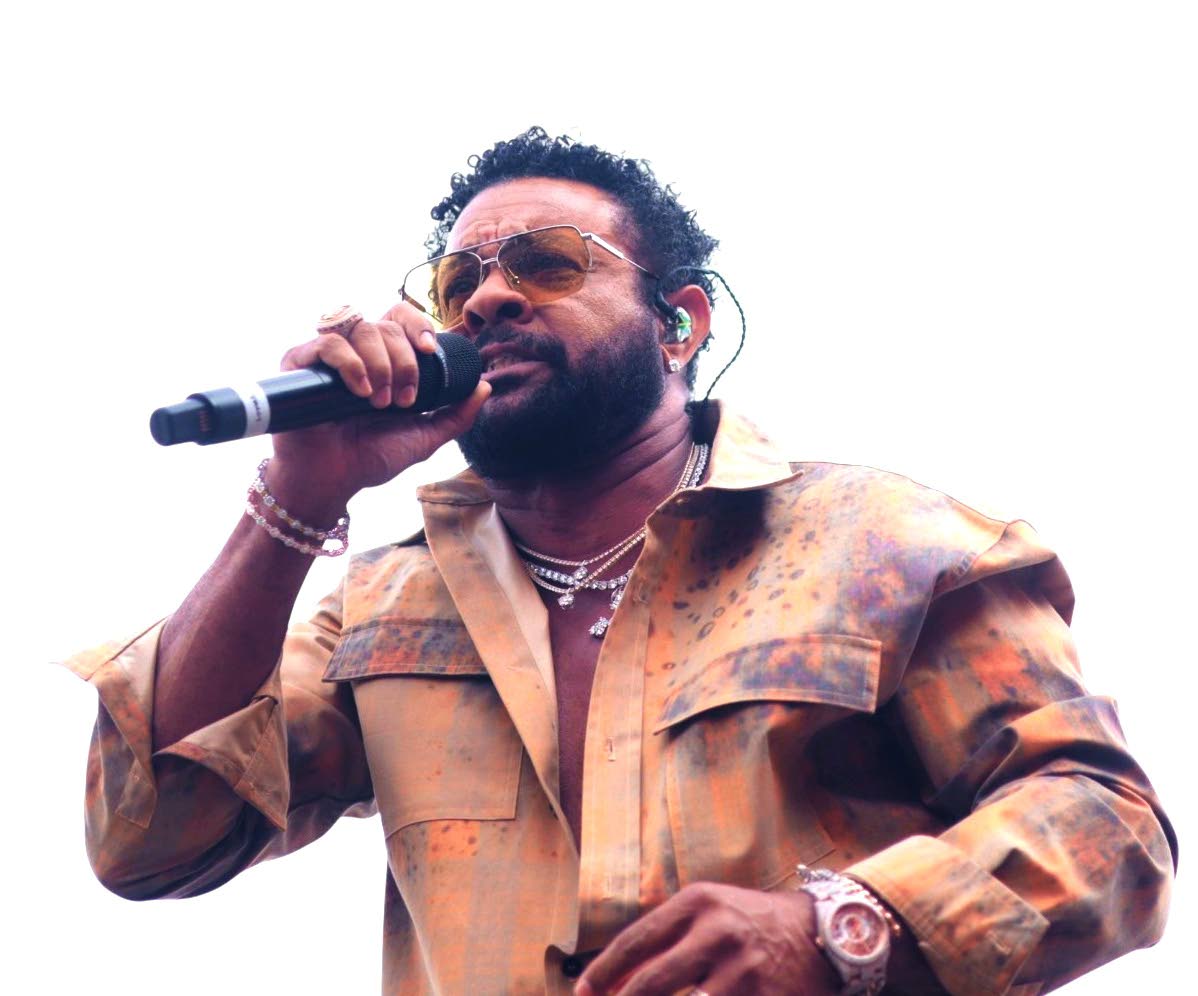 Mr Boombastic Shaggy during his performance at Reggae Land in Milton Keynes.