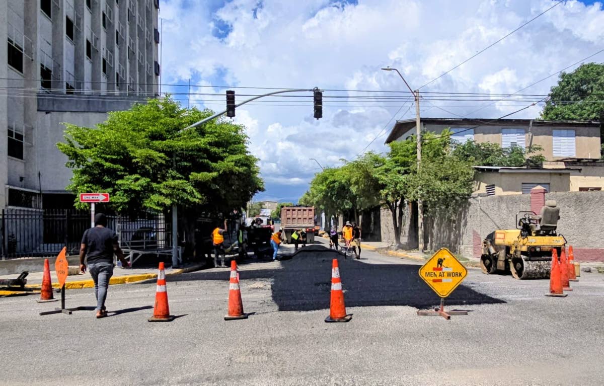 The Kingston and St Andrew Municipal Corporation is undertaking an emergency road-patching programme across the Corporate Area to ease traffic congestion. 