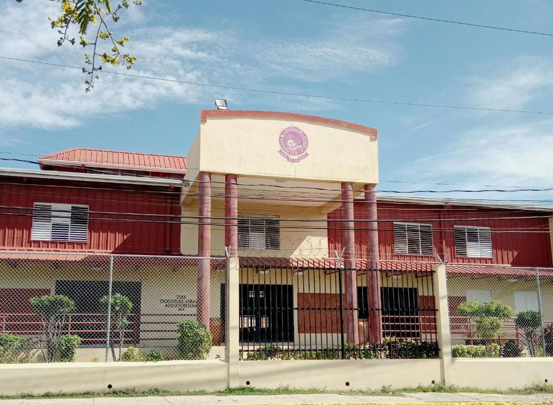 Wolmer’s High School for Boys at Heroes Circle in Kingston. Wolmer’s, established in 1729, was the first free school in Jamaica. 