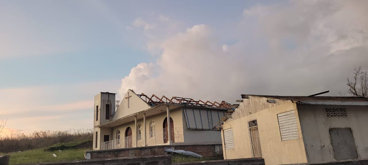 The Goodwill United Church in Trelawny also took a battering.