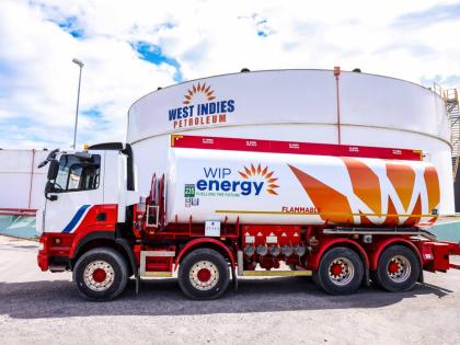 A WIP Energy fuel truck.  