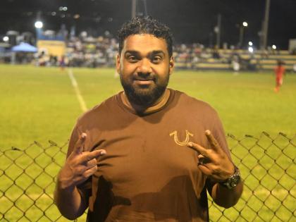 Romeich Major, CEO of Romeich Entertainment, at the charity football event hosted by TikTok content creators and entertainers, at Constant Spring football field on Tuesday.