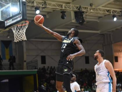 Kentan Facey from Jamaica  produces a lay up during their FIBA Americas Group Two World Cup Qualifier against The Bahamas at the National Indoor Sports Centre on Thursday. Kentan Facey from Jamaica  produces a lay up during their FIBA Americas Group Two Wo