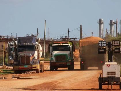 Jamalco alumina plant in Clarendon. 