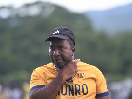 Munro College coach, Everdean Scarlett.