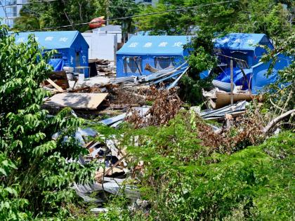The present situation sees a vast number of citizens living as squatters, many by choice and others having no alternative. 